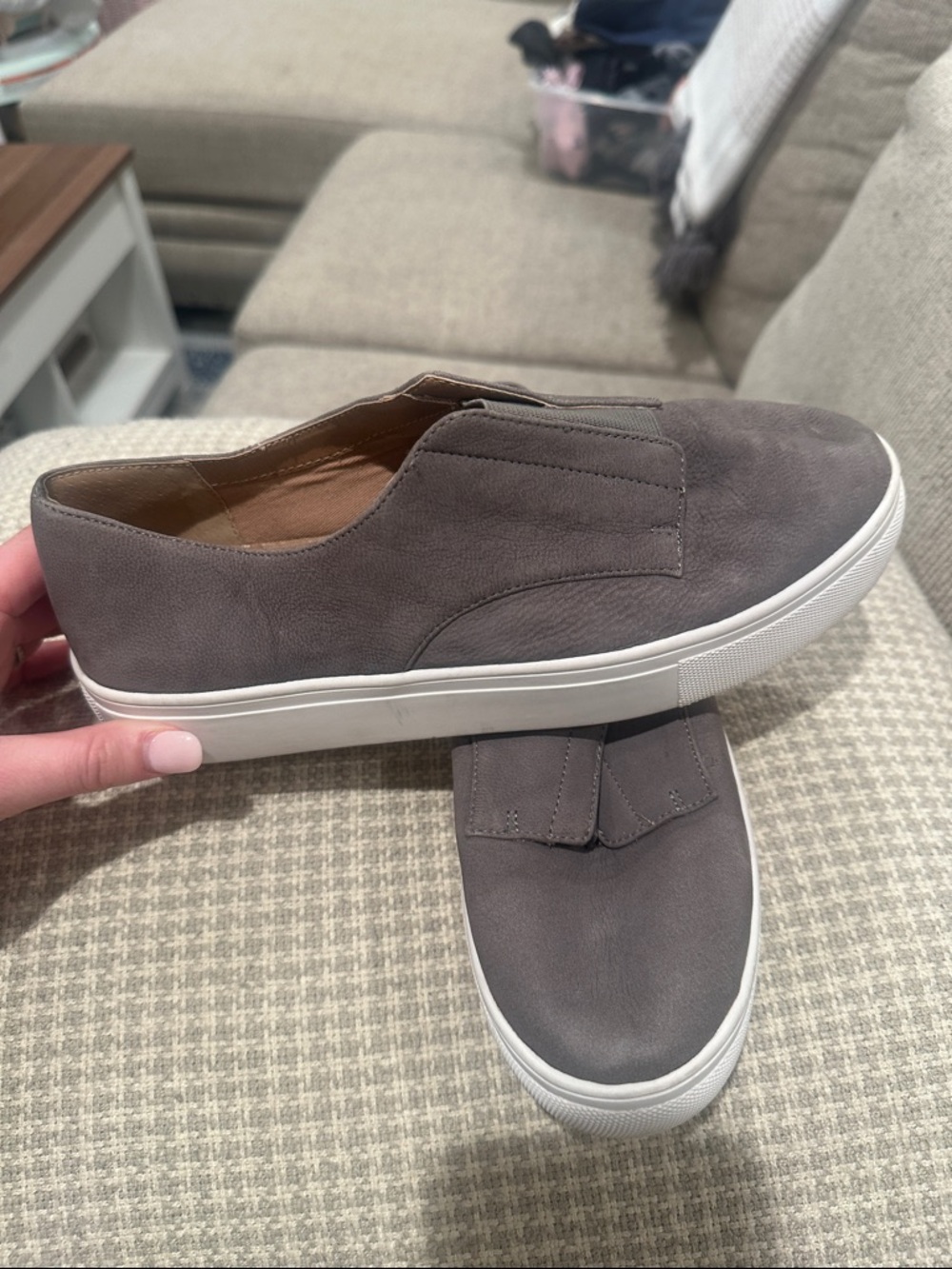 Slip-On women’s Steve Madden Casual Sneakers in Gray